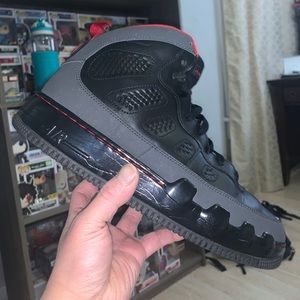 Air jordan fusion 9 ( black / varsity red )